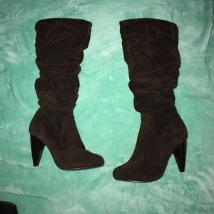 High heeled boots